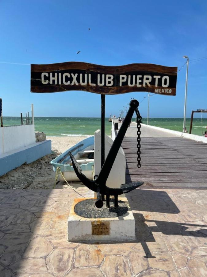 Villa Casa Con Piscina En Chixchulub A 100 M De La Playa à Pueblo Pueblo Chicxulub Extérieur photo